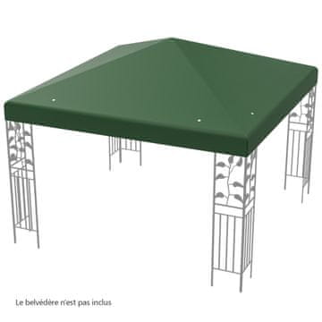 Northix Nadomestna nadstrešnica za paviljon 300x300 cm, vodoodporen poliester