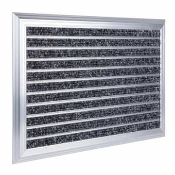 Northix Vhodna predpražnica, odporna proti vremenskim vplivom - aluminijast okvir, nedrseča