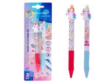 Astra Gumirano klik pero AstraPEN Oops! Unicorn, 0,5 mm, modro, 2 kosa, blister, 201023902
