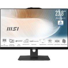 MSI Računalnik All-in-One Modern AM242TP 1M-2021XEU Core 5 / 16GB / 512GB SSD / 24" FHD / Touchscreen / Windows 11 Pro (črn)