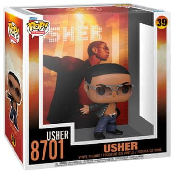 Northix Zbirateljska igrača Usher 8701 Pop Figure, 4-palčna velikost