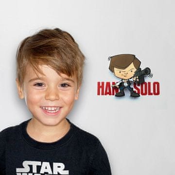 Northix Mini svetilka Star Wars Han Solo 3D Light FX, nočna lučka za otroke