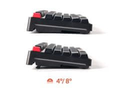 Keychron C3 Pro žična mehanska tipkovnica, TKL 80%, banana stikala, črna (C3PX-H4-UK)
