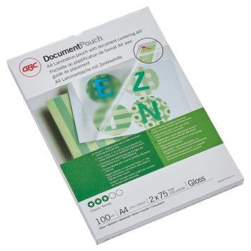 GBC Laminirna folija A4, 2x 75 mikronov, sijaj, 100 kosov