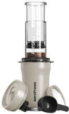 Aeropress Go Plus komplet kavni aparat + termo vrček + papirnati filtri 45 kosov + zložljivo mešalo + merilna skodelica za smetano 300 ml (85276082523)
