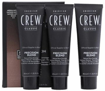 American Crew Precision Blend srednja stopnja 4-5 3 x 40 ml (0738678248348)