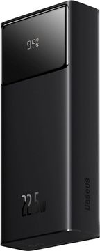 BASEUS Prenosna baterija Star-Lord Digital Display Fast Charge 20000 mAh 22,5 W črne barve (PPXJ080001)