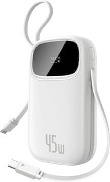 BASEUS Prenosna baterija EnerFill FC31 Qpow 3 20000 mAh 45W bela (P10082105213-00)
