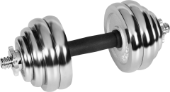 BE Rebel Active kromirane litoželezne nastavljive uteži v torbici z drogom, komplet 30 kg RBA-2326-30 (5901890122139)