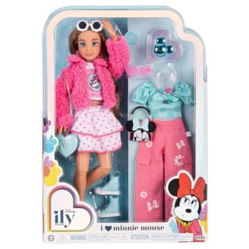 Northix Modna lutka Minnie Mouse, 28 cm, popolna za igro