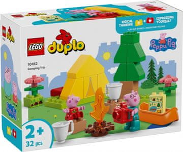 slomart Kocke DUPLO Peppa Pig 10452 Izlet na kampiranje