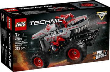 Technic Kocke Technic 42200 Monster Jam ThunderROARus z pogonom na vlečenje