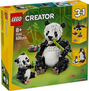 slomart Kocke Creator 31165 Divje živali: Družina pand