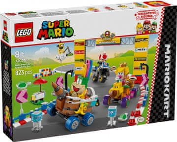 SUPER Kocke Super Mario 72036 Mario Kart - Komplet Baby Peach in Velika nagrada