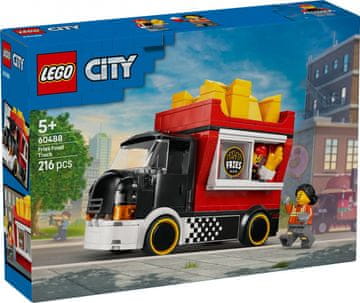 CITY Gradbeni bloki City - Food truck s pomfritom