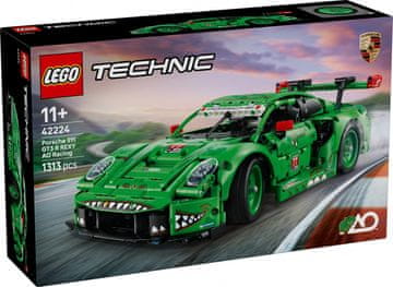 Technic Kocke Technic 42224 Porsche 911 GT3 R REXY AO Racing