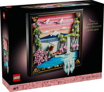 ART Kocke ART 31218 Japonski krajinski vrt s cvetočo češnjo
