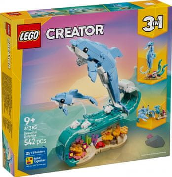 slomart Kocke Creator 31385 Morski svet: lep delfin