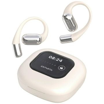 slomart Brezžične slušalke z AI prevajalcem SkyBuds, zaslon, bež