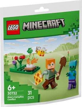 slomart Gradbene kocke Minecraft 30732 - Alexova pustolovščina ob ognju