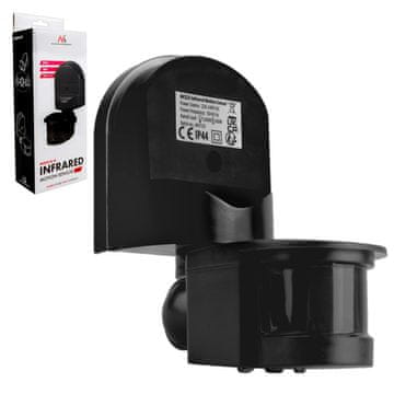 slomart Senzor gibanja in mraka MCE25 B/B, 180, do 1200W, črn