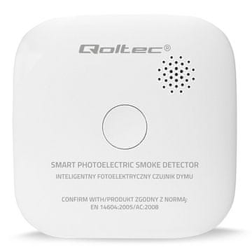 slomart Brezžični detektor dima z baterijo, 85dB alarm, LED