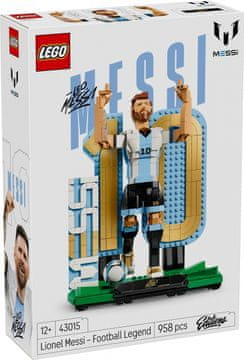 slomart LEGO kocke Editions 43015 Lionel Messi - nogometna legenda