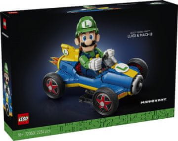 SUPER Kocke Lego Super Mario 72050 Mario Kart - Luigi in Mach 8
