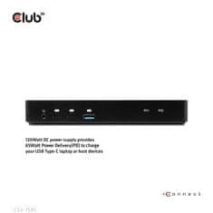 Club 3D Club3D CSV-1590 KVM stikalo/dock 4K60Hz za USB-C vhode
