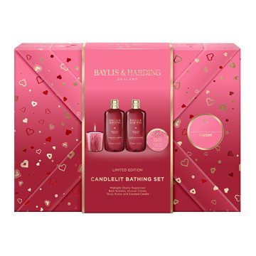 Baylis & Harding Polnočni darilni set za češnje 4 kosi