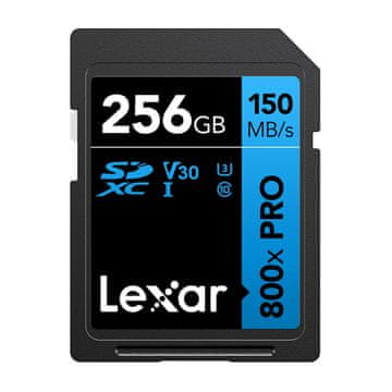 Lexar Lexar Professional 800x Pro SDXC 256GB pomnilniška kartica