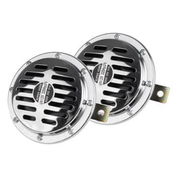 slomart AMiO klakson sirena krom, 125 mm, 12V