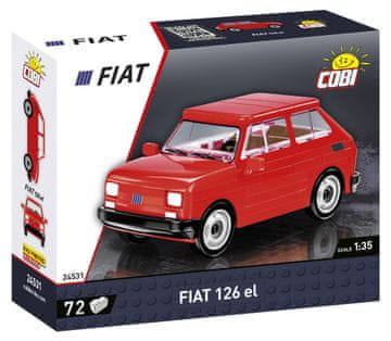 slomart Cobi Klocki Youngtimer Collection Fiat 126p el gradbeni kompleti