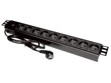slomart ALANTEC 19" napajalna letev 9x Schuko vtičnica