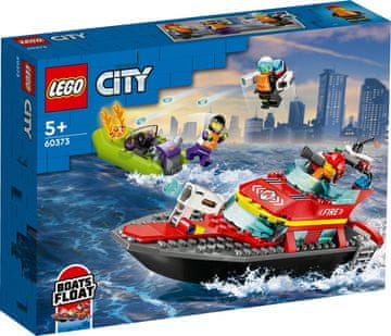 CITY LEGO City 60373 Gasilski čoln