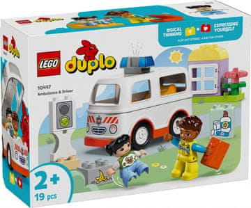 slomart LEGO DUPLO 10447 Reševalna reševalna ekipa, kocke za malčke