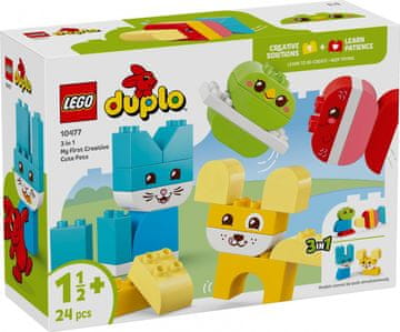slomart LEGO DUPLO 10477 Kreativni ljubljenčki 3 v 1