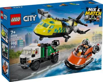 CITY LEGO City 60505 Komplet z letalom, tovornjakom in podvodnim skuterjem