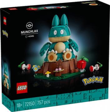 Pokémon LEGO Pokemon 72150 Munchlax - Prijazen gradbeni komplet