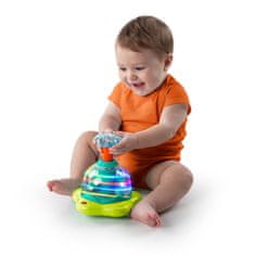 Bright Starts Glasbena svetleča igrača Press&amp;Glow Spinner 6m+