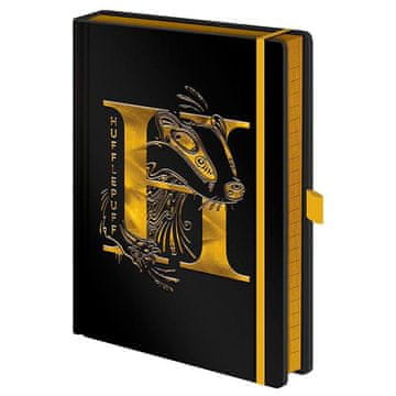 Northix Hufflepuff Premium A5 zvezek za oboževalce Harryja Potterja