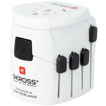 Skross Svetovni potovalni adapter PRO World Grounded