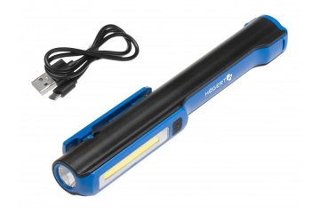 Hoegert Delovna led svetilka pen type. COB 3W. USB. 1200 mAh. magnet