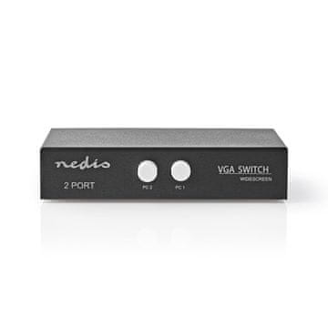 Nedis VGA stikalo | Vrata z 2 vrati | Največja ločljivost: 2560x1600 | 500 mHz