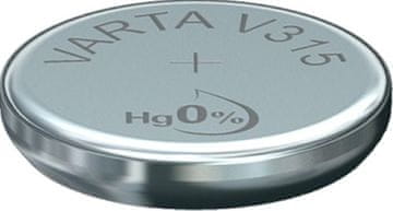 Northix Gumbasta baterija VARTA Silver Coin V315 / SR67