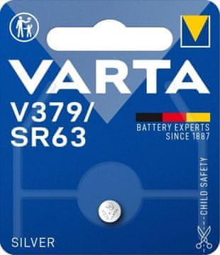 Northix Gumbasta baterija VARTA Silver Coin V379 / SR63