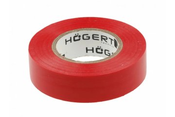 Hoegert Izolirni trak 0.13x19 mm. 20 m. rdeča