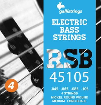 Galli Galli RSB-45105 N - strune za bas kitaro (45-105, 4-strun)