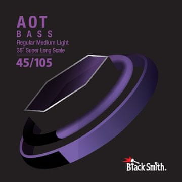 slomart BlackSmith ANW-45105-4-35 - strune za bas kitaro (45-105, 4-strun, 35")
