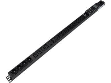 slomart PAMETNA PDU napajalna letev 42U, 1f - 14x IEC C13 + 6x IEC C19 + 4x CEE 7/5